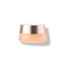 A jar of SAMPLE Eye & Lip Cream by IREN Shizen with a beige and gold design on a white background.